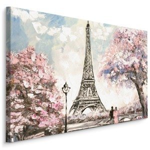 Plátno Romantický Obrázek Paříže Varianta: 100x70