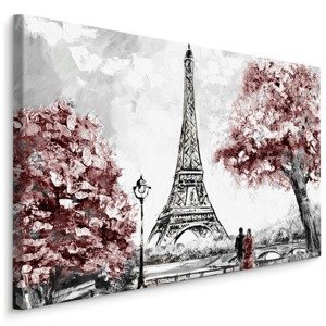 Plátno Romantický Výhled V Paříži Varianta: 100x70