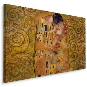 MyBestHome BOX Plátno Gustav Klimt The Kiss Reproduction Varianta: 100x70