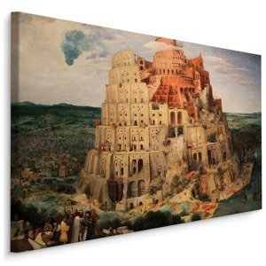 MyBestHome BOX Plátno Pieter Bruegel Reprodukce Babylonské Věže Varianta: 100x70