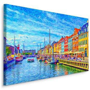 MyBestHome BOX Plátno Kanál Nyhavn V Centru Kodaně Varianta: 100x70