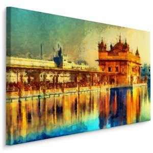 MyBestHome BOX Plátno Zlatý Chrám V Amritsaru Varianta: 100x70
