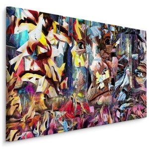 MyBestHome BOX Plátno Barevné Futuristické Abstrakce Varianta: 30x20