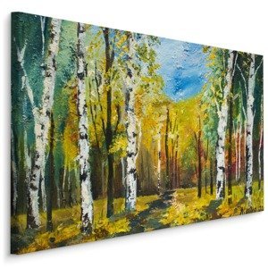 Plátno Březový Les Jako Malovaný Varianta: 100x70
