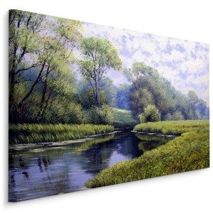 Plátno Řeka V Lese Varianta: 70x50