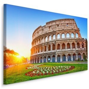 Plátno Koloseum Při Východu Slunce 3D Varianta: 100x70