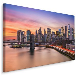 Plátno Panorama Města New York II. Varianta: 100x70
