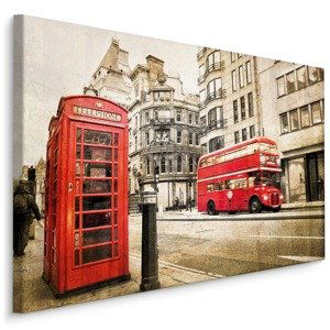 Plátno Vintage London Street Varianta: 100x70