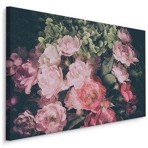 Plátno Kytice Růží A Hortenzií Varianta: 120x80