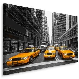 Plátno Žluté Taxíky V Centru New Yorku Varianta: 30x20