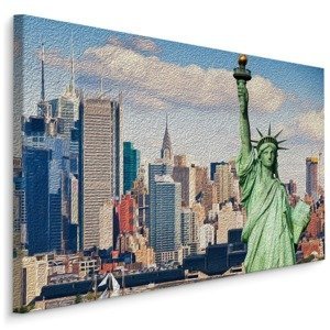 Plátno Socha Svobody V New Yorku II. Varianta: 120x80