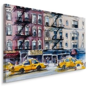 Plátno Ulice V New Yorku Malovaná Varianta: 40x30