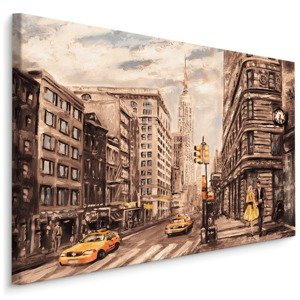 Plátno Newyorská Ulice I. Varianta: 100x70