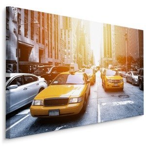 Plátno New York City Taxi 3D Varianta: 100x70
