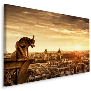 Plátno Západ Slunce V Paříži Varianta: 100x70