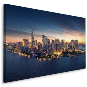 Plátno Večerní Panorama New Yorku Varianta: 70x50