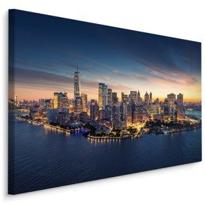 Plátno Večerní Panorama New Yorku Varianta: 90x60