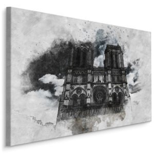 Plátno Katedrála Notre Dame, Paříž II. Varianta: 30x20