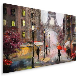 Plátno Ulice Paříže Varianta: 100x70