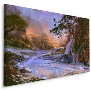 Plátno Vodopád Jako Malovaný Varianta: 40x30
