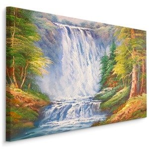 MyBestHome BOX Plátno Vodopád V Horách Jako Malovaný Varianta: 100x70
