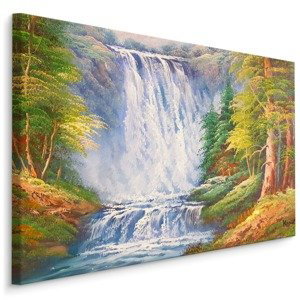 MyBestHome BOX Plátno Vodopád V Horách Jako Malovaný Varianta: 30x20