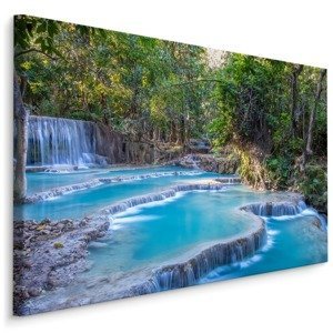 Plátno Pohled Na Vodopád Kuang Si V Laosu Varianta: 120x80