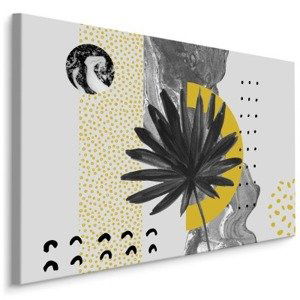 MyBestHome BOX Plátno Umělecká Díla S Listy A Vzory Varianta: 30x20