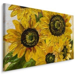 Plátno Slunečnice Jako Malované Varianta: 40x30