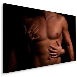 MyBestHome BOX Plátno Man In Embrace Varianta: 100x70