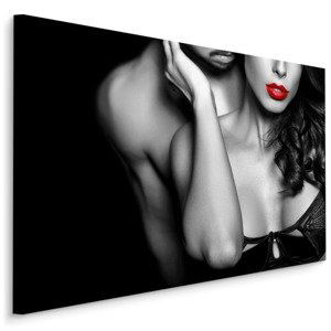 MyBestHome BOX Plátno Red Lips Varianta: 120x80