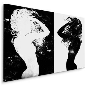 MyBestHome BOX Plátno Black And White Varianta: 120x80