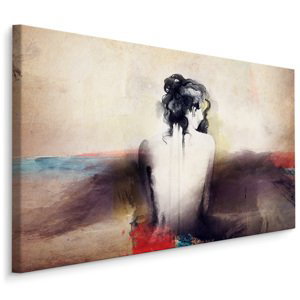MyBestHome BOX Plátno Abstraktní Ženský Portrét Varianta: 90x60