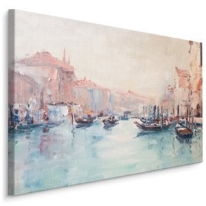 Plátno Akvarel Město Benátky Varianta: 100x70