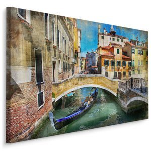 Plátno Benátky Vintage Styl Varianta: 120x80