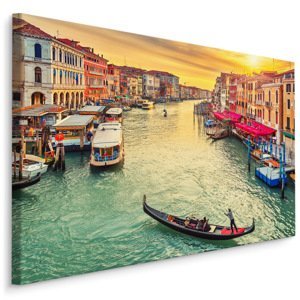 Plátno Lodě V Benátkách Varianta: 100x70