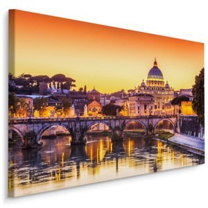 Plátno Řím Ve Večerních Hodinách Varianta: 70x50