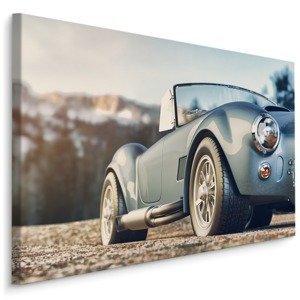 MyBestHome BOX Plátno Klasické Auto Na Pozadí Hor Varianta: 40x30