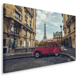MyBestHome BOX Plátno Auto A Architektura Paříže Varianta: 120x80