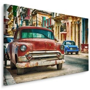 MyBestHome BOX Plátno Starých Amerických Automobilů Varianta: 100x70