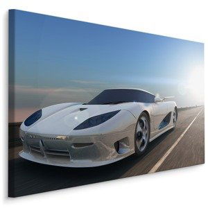 MyBestHome BOX Plátno Bílé Sportovní Auto Varianta: 100x70