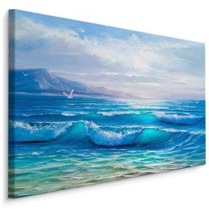 Plátno Malovaný Mořský Horizont Varianta: 70x50