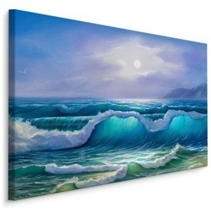 Plátno Malovaný Příliv U Moře Varianta: 100x70