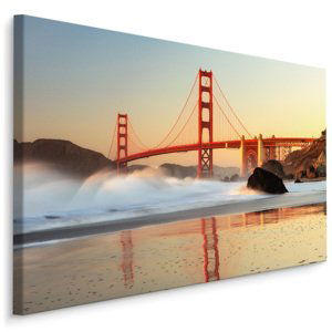 MyBestHome BOX Plátno Golden Gate Bridge, San Francisco III. Varianta: 100x70