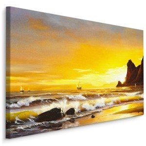 Plátno Moře A Západ Slunce Varianta: 120x80