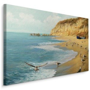 Plátno Rackové Na Pláži u Moře Varianta: 70x50