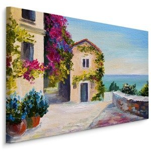 Plátno Moře A Dům Na Santorini Varianta: 90x60