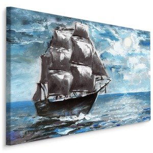 Plátno Pirátská Loď V Moři Varianta: 100x70