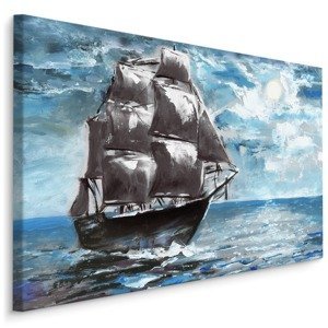 Plátno Pirátská Loď V Moři Varianta: 30x20