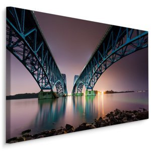 MyBestHome BOX Plátno Most South Grand Island Bridge V Usa Varianta: 120x80